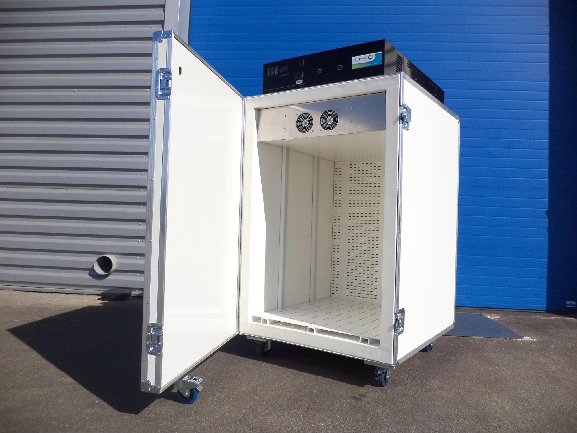 reusable pharmaceutical refrigerated container, durable insulated pallet shipper